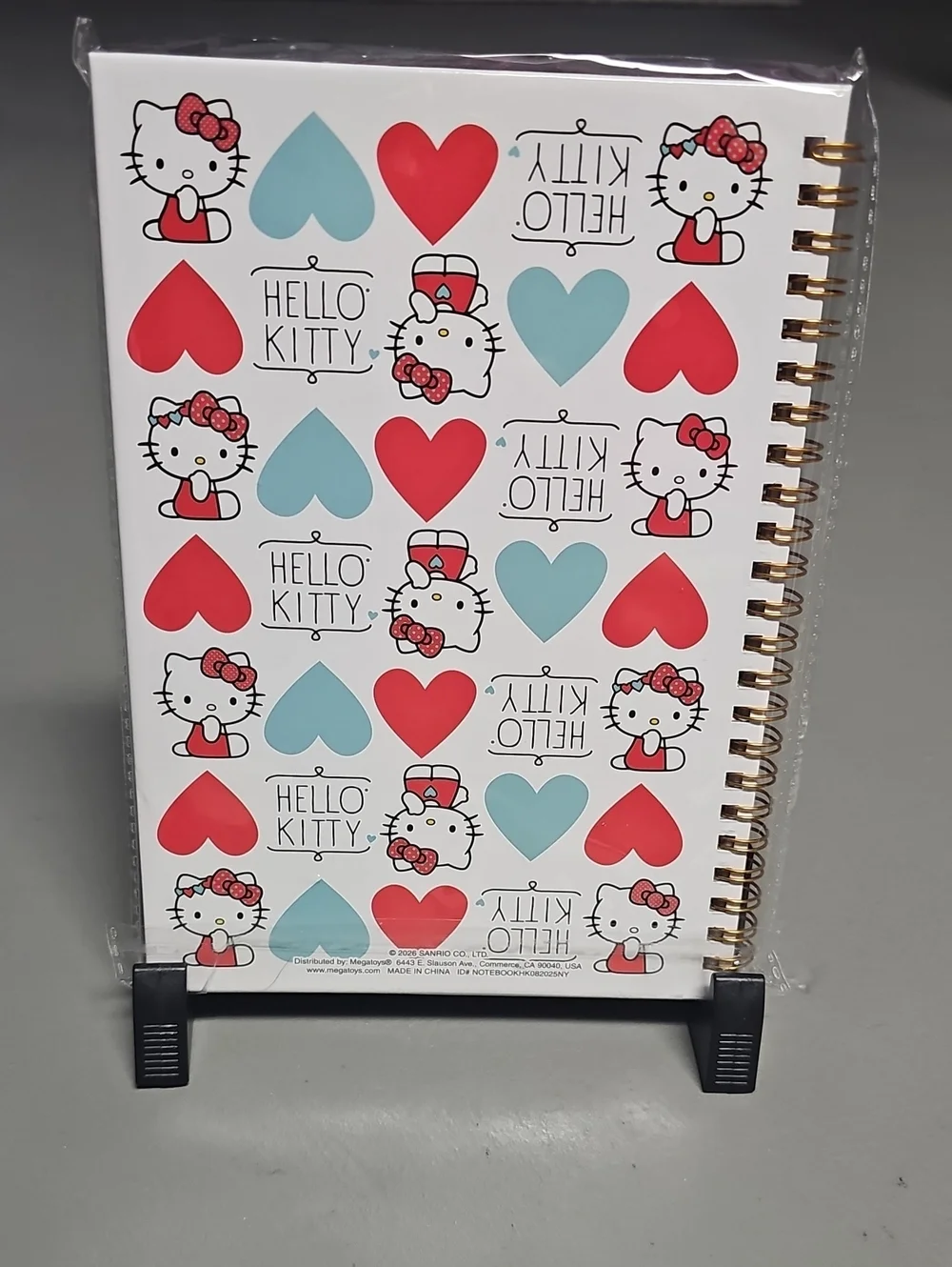 Sanrio Hello Kitty A5 Spiral Notebbok Stationary Journal School Office Work NWT